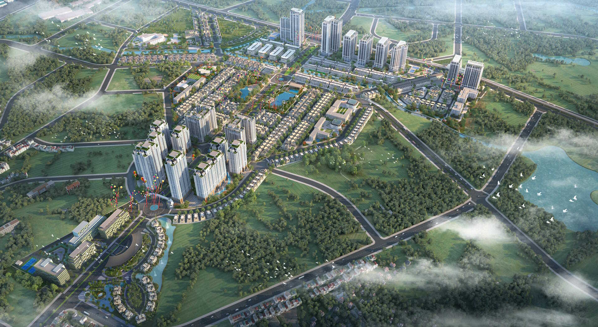 Phối cảnh 3D An Lạc Green Symphony